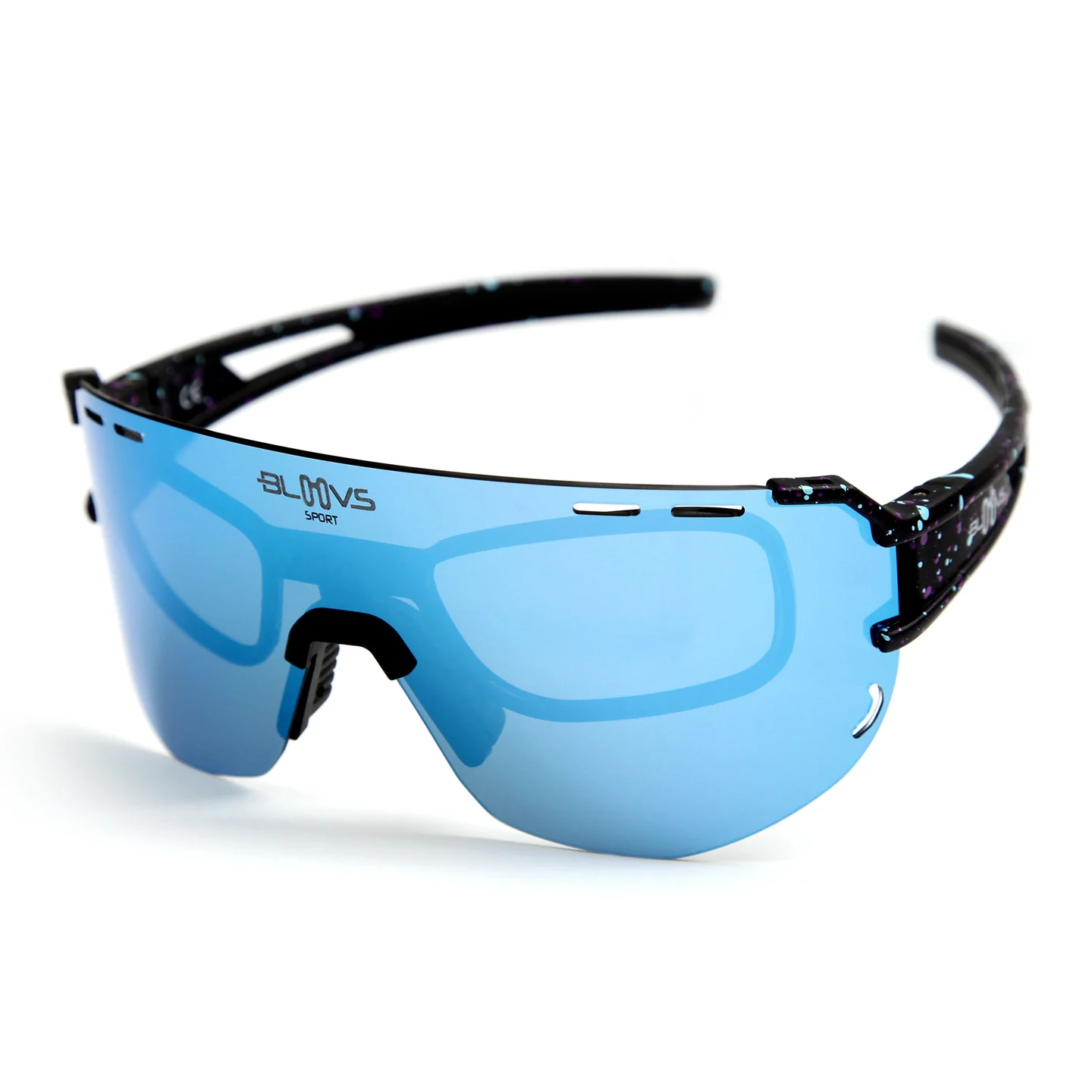Óculos de Sol Performance ITEN Black Drop Ice Blue Mirror