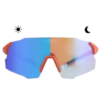 Óculos de Sol Performance STELVIO Matte Orange Blue Photochromic